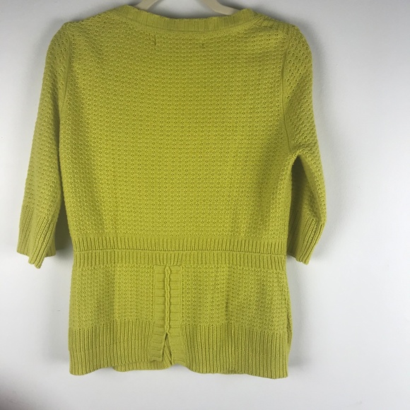 Sparrow | Spring Green Short Sleeved Cardigan - Picture 2 of 5